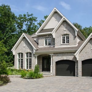 A luxury gray house