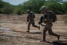 Soldiers train in Djibouti