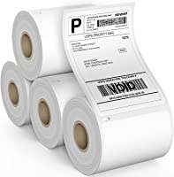 Dasher Products Shipping Labels Compatible with Dymo LabelWriter 4XL 1744907 4x6 Thermal Postage Labels, Water & Grease...