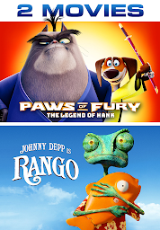 Hình ảnh biểu tượng của Paws of Fury & Rango 2-Movie Collection