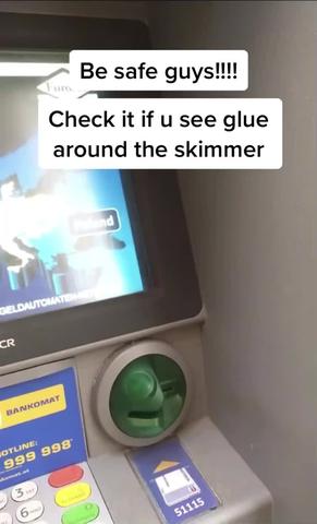 They found a New way to steal your credit card!!! Be Safe!!!! #scam #atm #besafe #foryou #fy #fyp #share