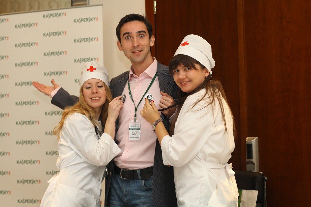 Kaspersky Lab hospital themed press conference