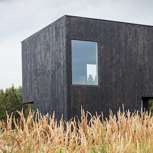 Modern house with Japanese Sugi Ban siding