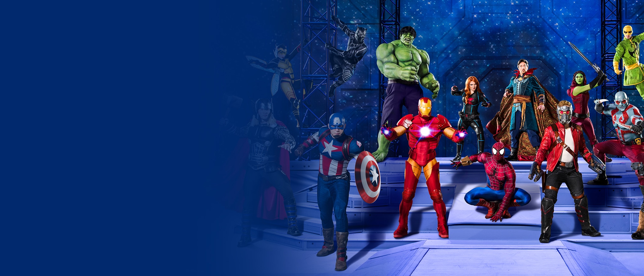 Marvel Universe Live! - Live Shows landing page - EMEA banner