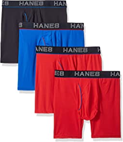 Men's Comfort Flex Fit Ultra Lightweight Mesh Boxer Brief , Assorted Color