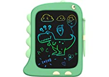 ORSEN LCD Writing Tablet Toddler Toys, 8.5 Inch Doodle Board Drawing Pad Gifts for Kids, Dinosaur Boy Toy Drawing Board Chris