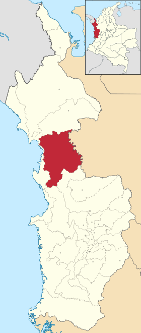 Localisation de Bojayá