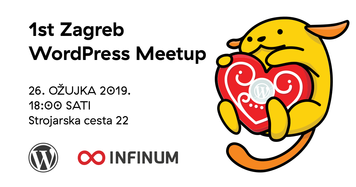 Banner image of the 1st WordPress Zagreb meetup