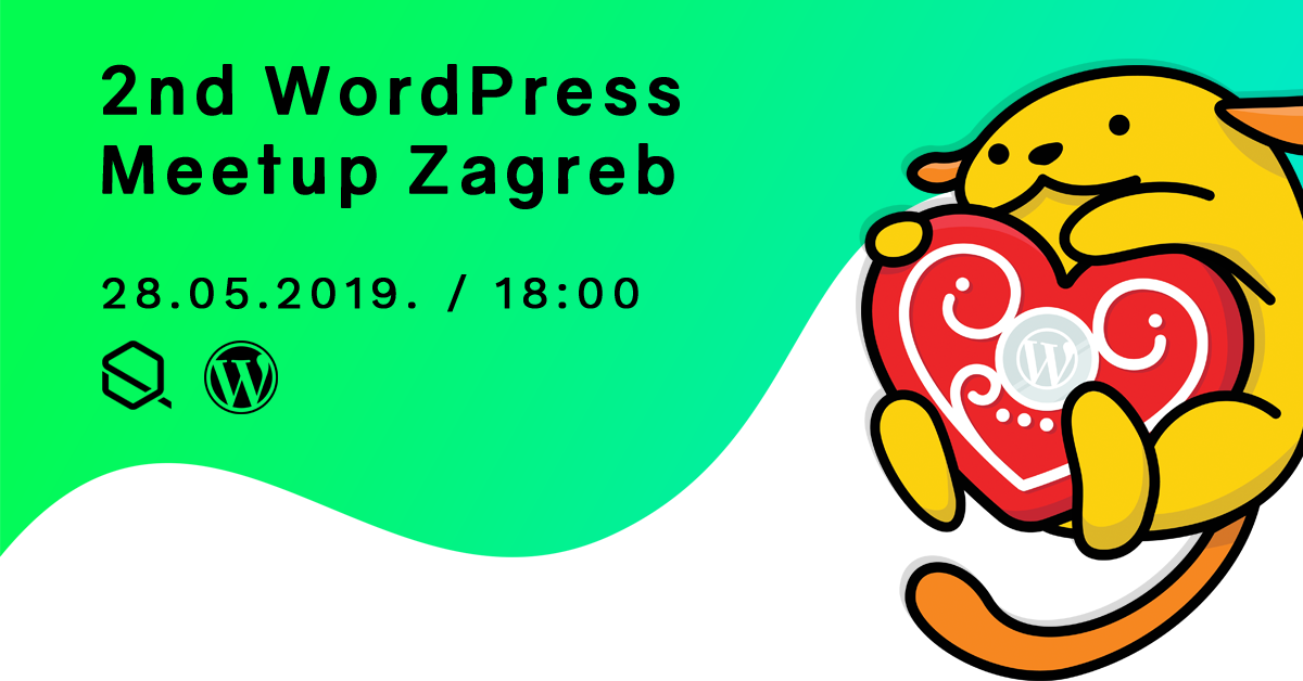 Banner for 2nd Zagreb WordPress Meetup