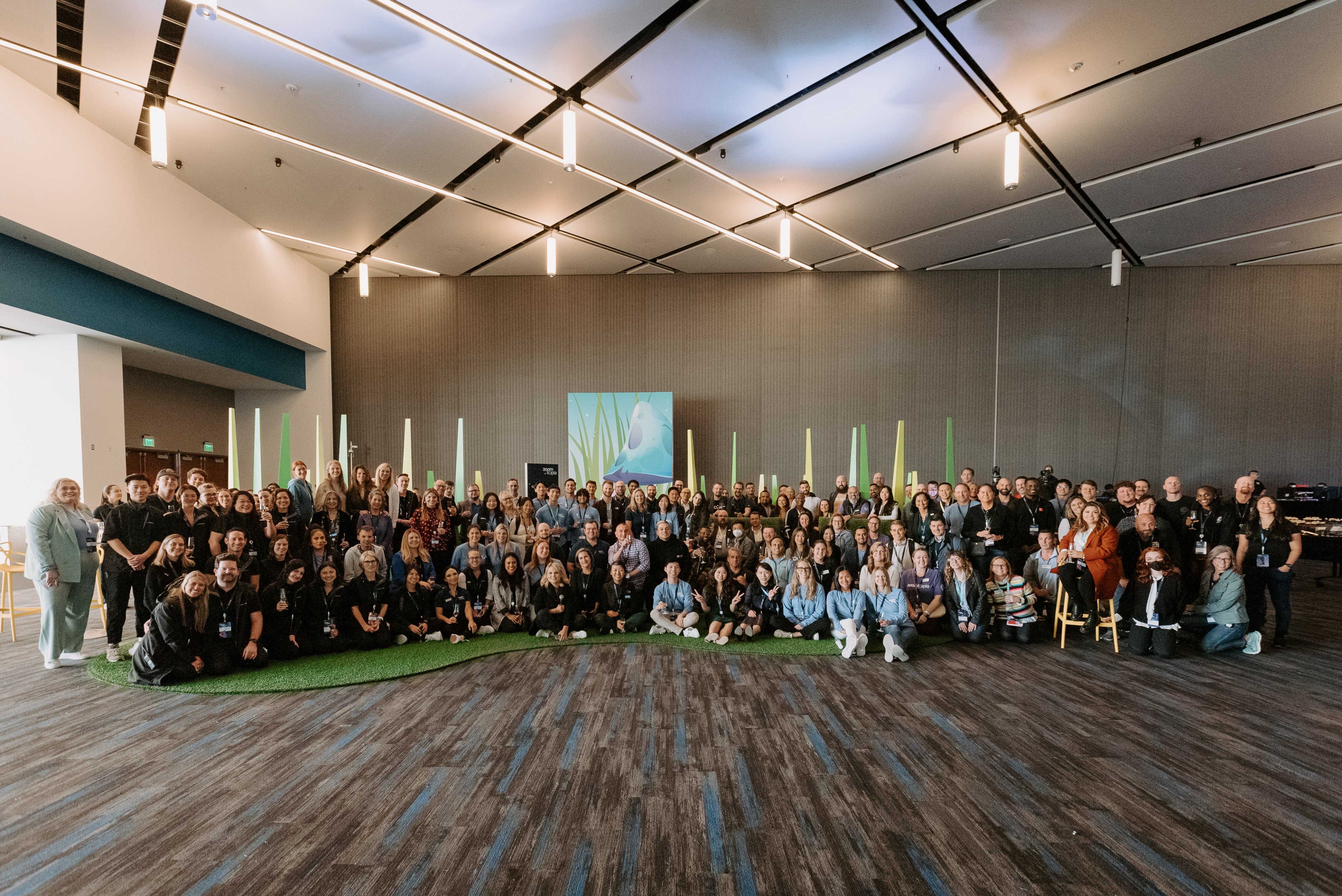 Image of a large group in a conference center