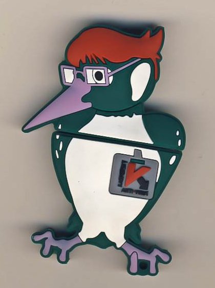 Kaspersky Labs woodpecker portable hard drive