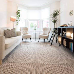 A nice living room with beige sofa