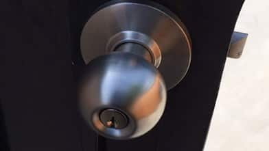 door knob and lock