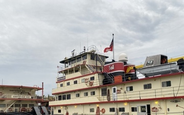 USACE Vicksburg District Mat Sinking Unit forges ahead with revetment mission