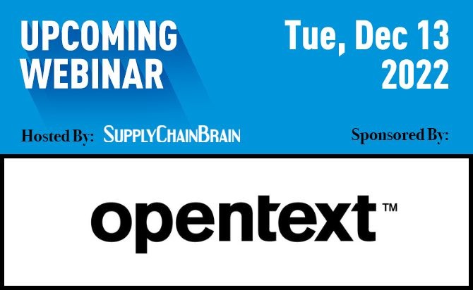 Upcoming webinar opentext