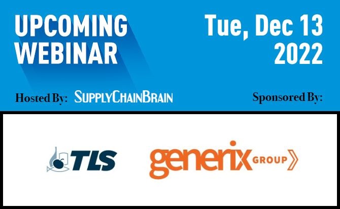 Upcoming webinar generix