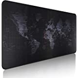 EFISH XX Large Gaming Mouse Map Pad 900×400×3MM (35.40X15.7X0.12 inch),with Non-Slip Base,Waterproof and Foldable Pad,Desktop