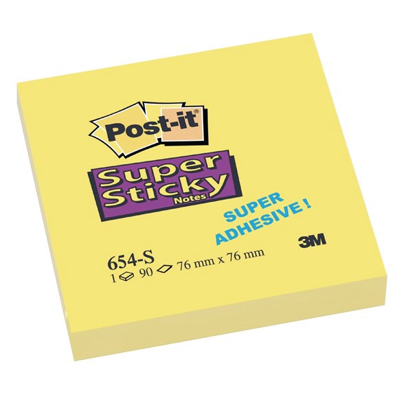 Post-it notes: Super Sticky and Super Adhesive!