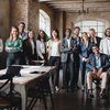 Purchased - Group of business people portrait in the office