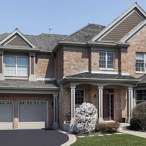 Family home with newly sealed driveway