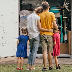 Family moving storage container