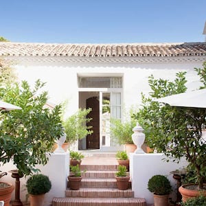 Doorway of Mediterranean home