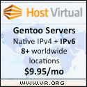 VR: Gentoo VPS & IPv6 Hosting