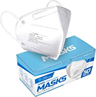 Lyka Distribution KN95 Face Masks - 50 Pack - 5 Layer Protection Breathable KN95 Face Mask - Filtration>95% with...