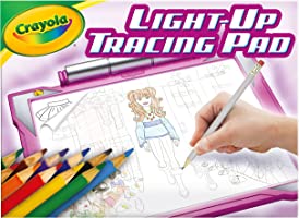 Crayola Light Up Tracing Pad Pink, Holiday Gifts & Toys for Kids, Age 6, 7, 8, 9 [Amazon Exclusive]