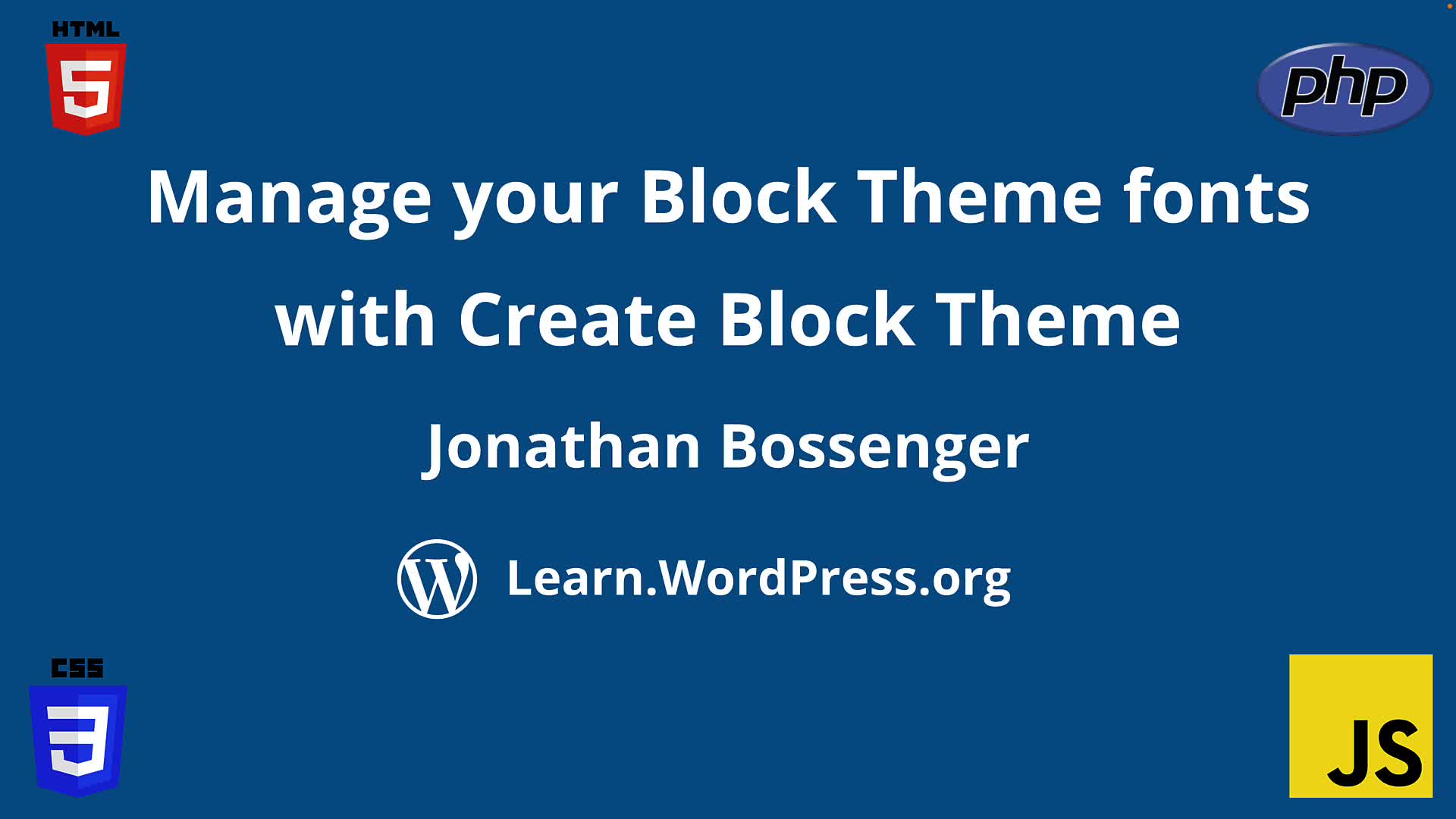 Manage your block theme fonts with Create Block Theme