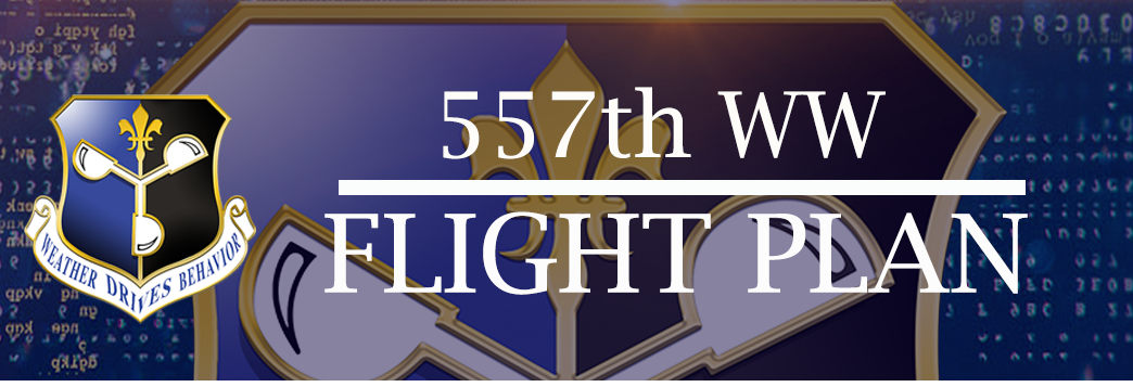 557th Weather Wing's Flight Plan graphic