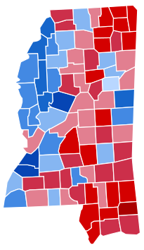 Mississippi Presidential Election Results 2008.svg