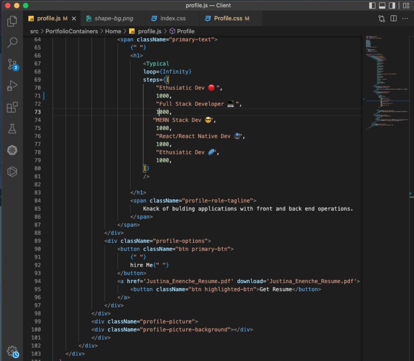 Michael Schildwachter day 15 on #100daysofcode of coding
worked on a portfolio using reactjs.  #100daysofcodingchallenge #reactjs #programmingwithmosh #deved #webdevelopement #webdesign #programming #coding #Python #Java #javascript #code #coder 