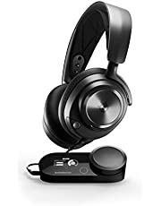 SteelSeries Arctis Nova Pro Multi-System Gaming Headset - Premium Hi-Fi Drivers - Hi-Res Audio - 360° Spatial Audio - GameDAC Gen 2 - ESS Sabre Quad-DAC - ClearCast Gen 2 Mic - PC, PS5, PS4, Switch