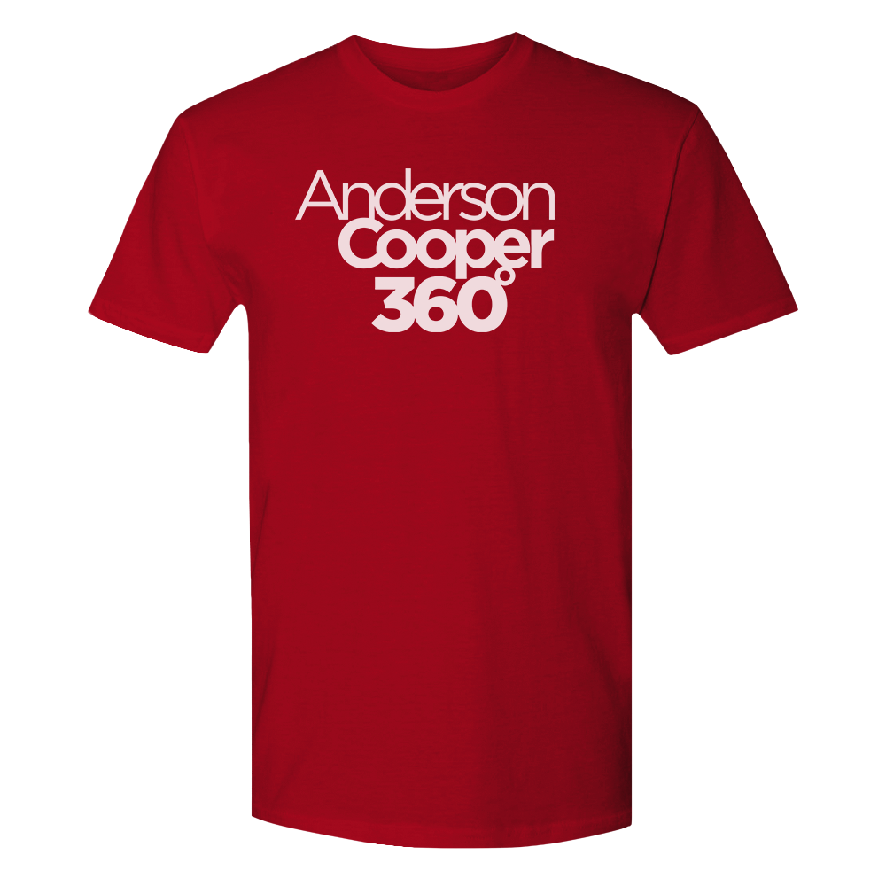 CNN Anderson Cooper Logo Adult T-Shirt-2