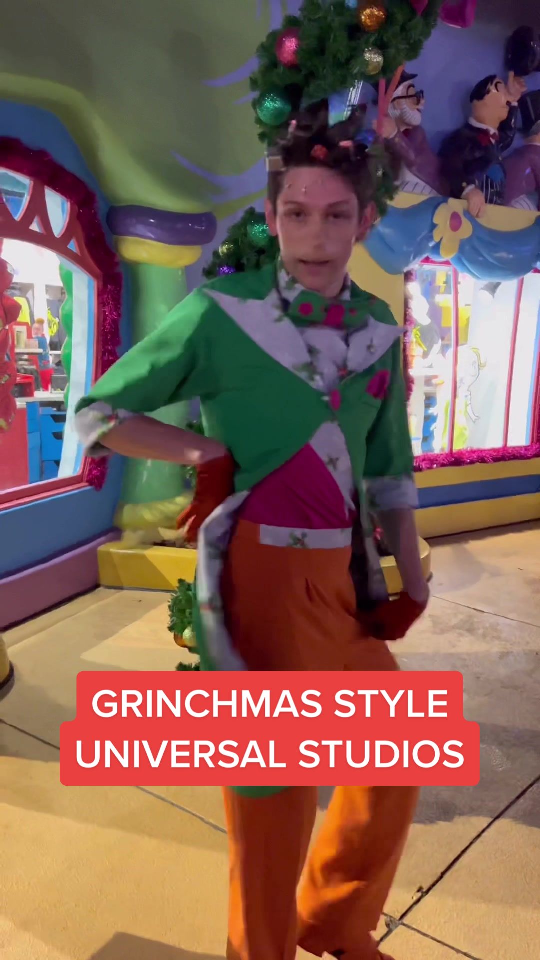 What we’re wearing this Grinchmas Holiday Season 🤣 Visiting Grinch at Universal Studios! #Grinch #GrinchTikTok #TheGrinch #GrinchTok #Grinchmas #ChristmasMovies #Christmas #Holiday #Holidays #Winter #DisneyPlus #DisneyMovie #Character #Universal #UniversalStudios #UniversalOrlando #Orlando #Vacation #ThemeParks #Comedy #Disney #DisneyWorld #DisneyParks #DisneyTikTok #DisneyAdult #Disneyland #Comedy 