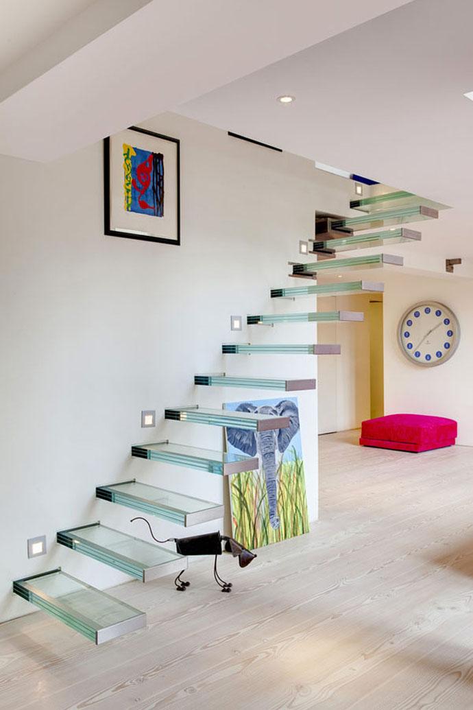 Escalier marche en verre picslovin