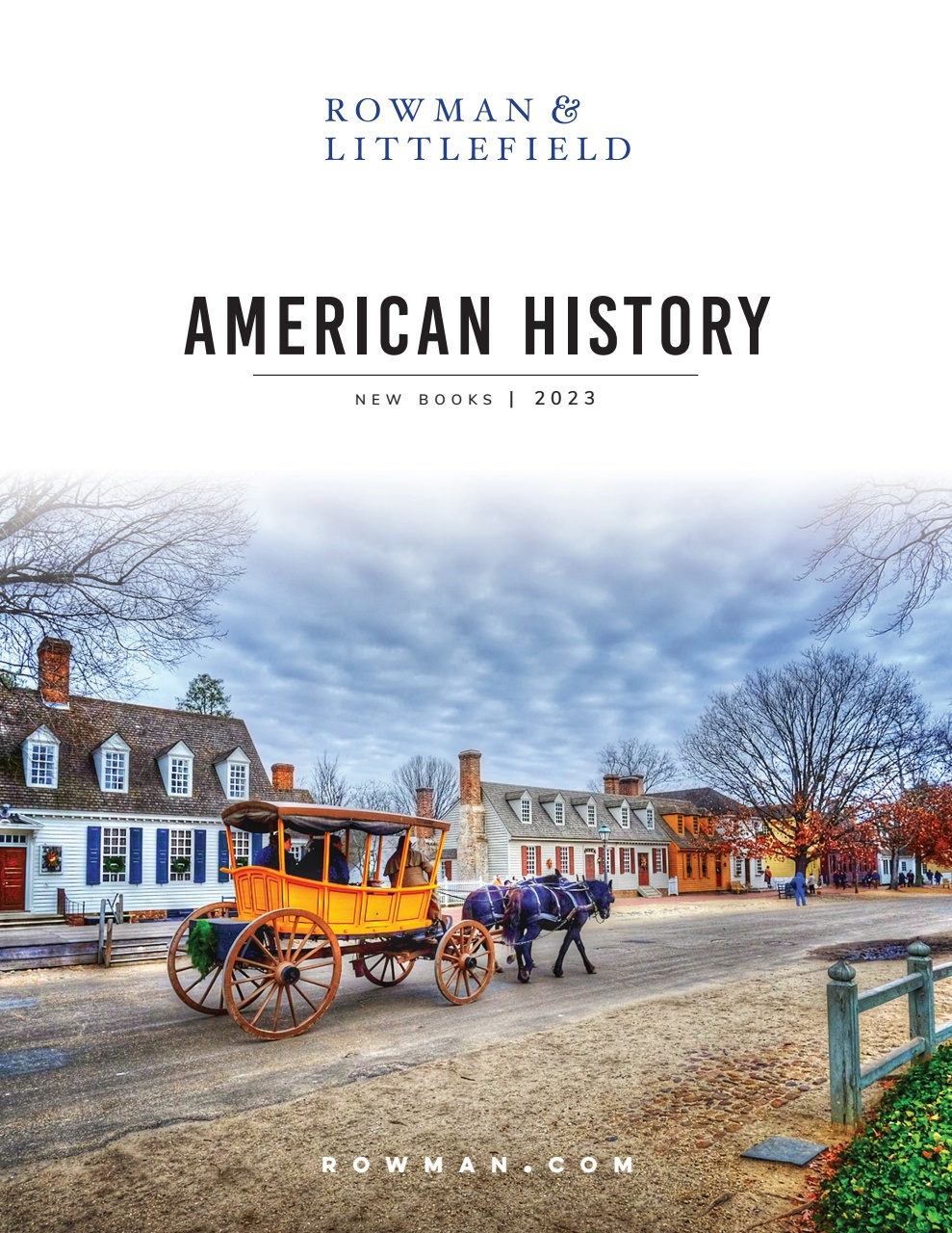 Cover image of the catalog titled RLAmericanHistory2023catalog