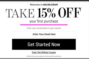 BaubleBar Popup