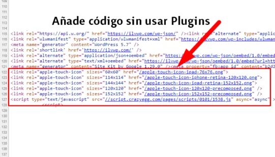 Code Snippet para el Header y Footer sin Plugins