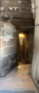 Passage to the tower staircase, cathedral, Duomo de Milano, Milan, italy