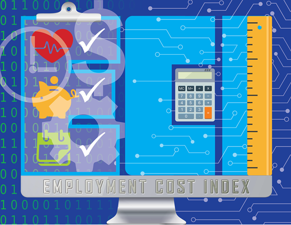 Graphic with ruler and calculator