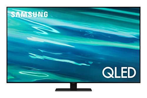 SAMSUNG 50-Inch Class QLED Q80A Series - 4K UHD Direct Full Array Quantum HDR 12x Smart TV with Alexa Built-in and 4 Speaker Object Tracking Lite Sound - 40W, 2.2CH (QN50Q80AAFXZA, 2021 Model)