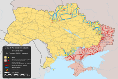 Rusiyeniñ Ukrainağa açıq istilâsı