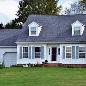 A two story cottage house