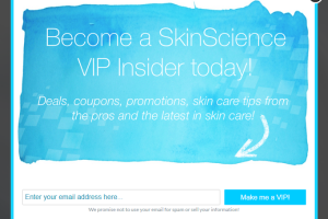 SkinScience Popup