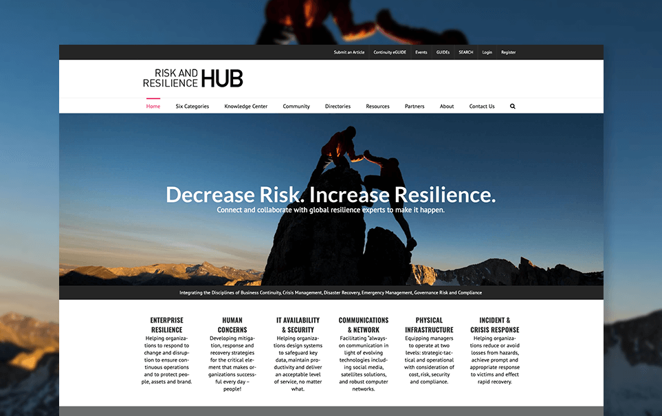 Risk and Resilience Hub