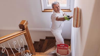 Male painting contractor