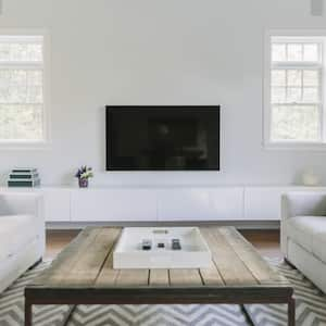 Television In contemporary living room in residential home