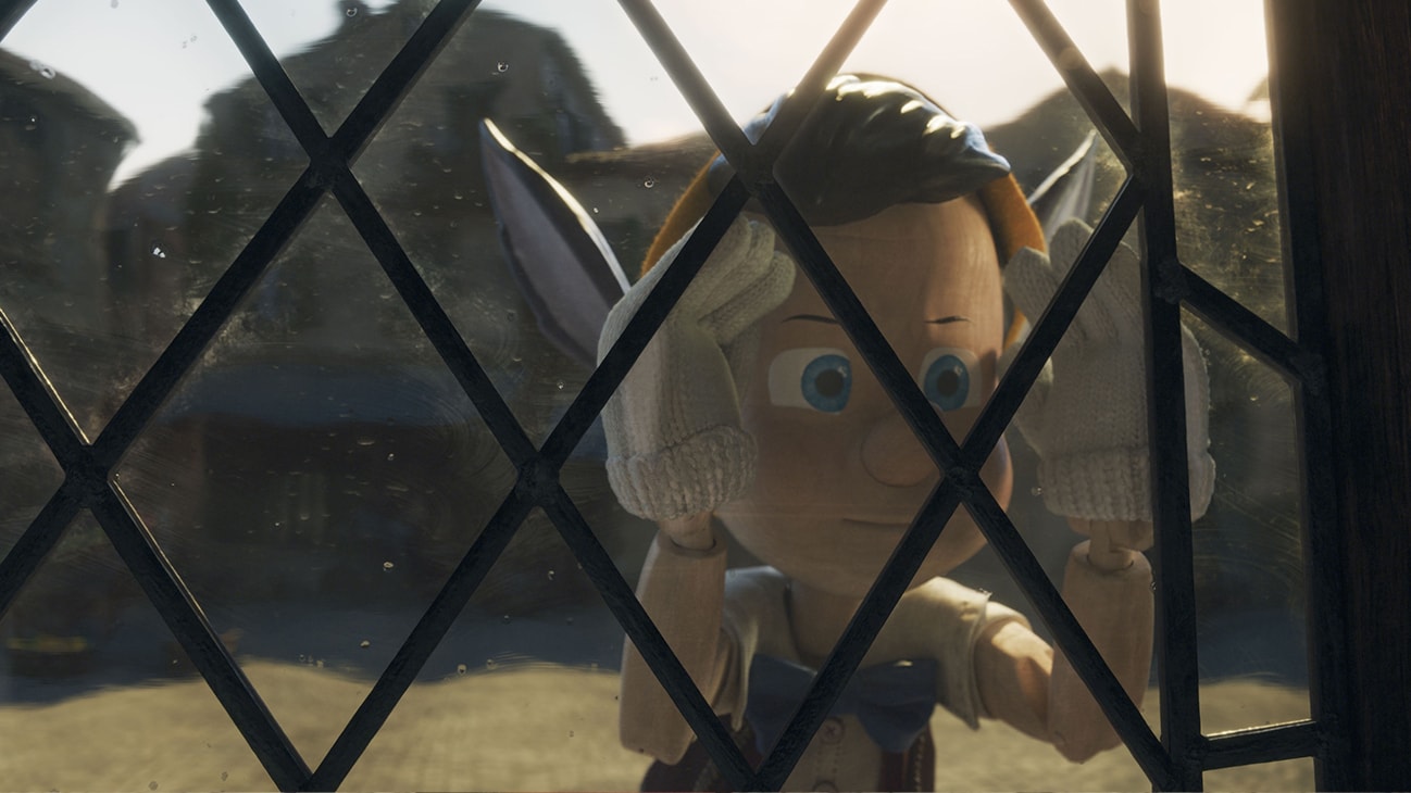 Pinocchio (voiced by Benjamin Evan Ainsworth) in Disney's live-action PINOCCHIO, exclusively on Disney+. Photo courtesy of Disney Enterprises, Inc. © 2022 Disney Enterprises, Inc. All Rights Reserved.